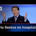 Vacinado, Silvio Santos é internado com covid em São Paulo