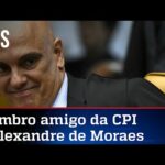Cúpula da CPI faz visita a Alexandre de Moraes, alvo de pedido de impeachment