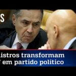 Barroso e Moraes assumem campanha contra Bolsonaro