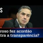 Bolsonaro expõe ação de Barroso contra o voto auditável