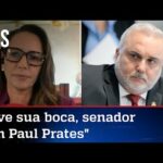 Senador do PT cita Ana Paula na CPI e toma resposta à altura