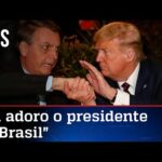 Em evento, Donald Trump elogia Jair Bolsonaro
