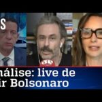 Comentaristas analisam a live de Jair Bolsonaro de 30/09/21