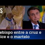 Bolsonaro dá resposta a arcebispo militante que critica armas