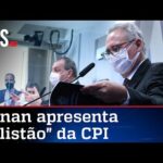 Renan apresenta relatório ficcional com 9 acusações contra Bolsonaro