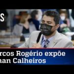 Marcos Rogério revela que Renan usou serviços sem licitação de empresa ligada a depoente da CPI
