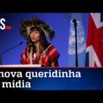 Índia que discursou na COP26 é militante contra Bolsonaro nas redes