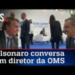 No G20, Bolsonaro critica lockdown e pergunta a Tedros qual a origem do vírus