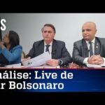 Confira a live do presidente Jair Bolsonaro desta quinta feira