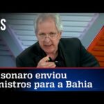 Augusto Nunes: Rui Costa critica quando Bolsonaro vai e quando Bolsonaro não vai à Bahia