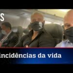 Daniel Silveira embarca em voo lado a lado com ministro Luís Roberto Barroso