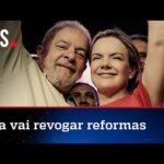 Gleisi confessa plano de Lula contra o Brasil