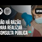 Consulta pública sobre vacina infantil é perda de tempo e dinheiro, diz Gonzalo Vecina