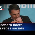 Bolsonaro dispara e supera concorrentes nas redes sociais, mostra pesquisa