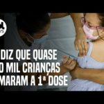 Vacina covid: SP diz que quase 250 mil crianças tomaram a 1ª dose em 4 dias
