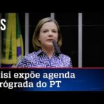 Ao lado de Lula, Gleisi ameaça rever privatização da Eletrobras