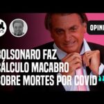 Bolsonaro aposta em esquecimento coletivo sobre tragédia da pandemia, diz Sakamoto