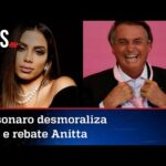 Bolsonaro rebate Anitta, após questionamento sobre post contra o Big Brother