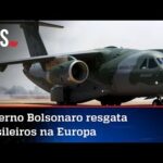Avião da FAB retorna da guerra na Ucrânia com brasileiros e pets