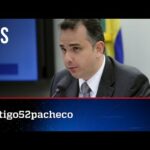Pacheco reabre Twitter e é confrontado com enxurrada de pedidos por impeachment de Moraes