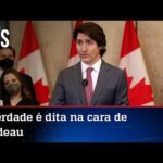 Trudeau vira alvo de críticas no Parlamento Europeu