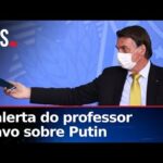 Imprensa canalha diz que Bolsonaro compartilhou texto olavista pró-Rússia