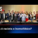 Lula esquece de pagar o pedágio ideológico e é criticado por foto com homens brancos