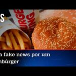 Em parceria com checadores, Burguer King troca lanche por alerta de fake news