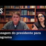 Bolsonaro dá parabéns a Os Pingos nos Is pelo aniversário de 8 anos