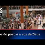Petistas invadem shopping e ouvem resposta do povo: Lula ladrão