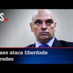 Moraes diz que internet deu voz aos imbecis e toma resposta de Bolsonaro