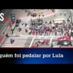 Ciclopasseata pró-Lula na Paulista fracassa em público