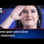 Simone Tebet diz que mulher vota em mulher e critica privatização da Petrobras