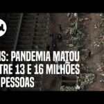 Covid: Pandemia matou entre 13 e 16 milhões de pessoas, diz OMS
