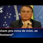 Bolsonaro perde a paciência em discurso e enquadra Moraes e ministros do TSE