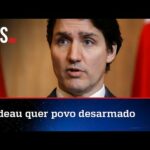 Oportunista, Trudeau agora quer desarmar população do Canadá