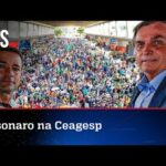 Bolsonaro faz visita surpresa na Ceagesp e atrai multidão