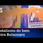Sede de partido de Bolsonaro é vandalizada em Uberaba