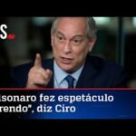 Ciro Gomes e Tebet criticam Bolsonaro por apresentação a embaixadores
