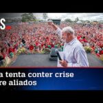Em ato, Lula exalta obra finalizada por Bolsonaro e ouve vaias a aliados