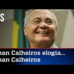 Renan Calheiros comete gafe e elogia a própria mensagem no Twitter