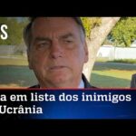 Bolsonaro comenta inclusão de Lula em lista de defensores da Rússia