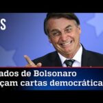 Bolsonaro ironiza críticos e escreve sua própria carta em defesa da democracia