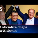 PSB formaliza apoio a Lula e oficializa Alckmin como vice na chapa