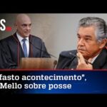 Marco Aurélio Mello critica discurso de posse de Moraes: Agressivo