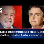 Datafolha mostra crescimento de Bolsonaro, mas garante que Lula leva no 1º turno
