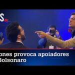 Janones e Salles batem boca nos bastidores do debate da Band; veja vídeo da confusão