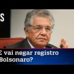 Marco Aurélio Mello diz que negar registro a Bolsonaro seria incendiar o Brasil