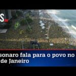 Em Copacabana, Bolsonaro detona Lula: Falo palavrão, mas não sou ladrão