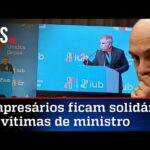 Empresários fazem minuto de silêncio por vítimas de autoritarismo de Moraes